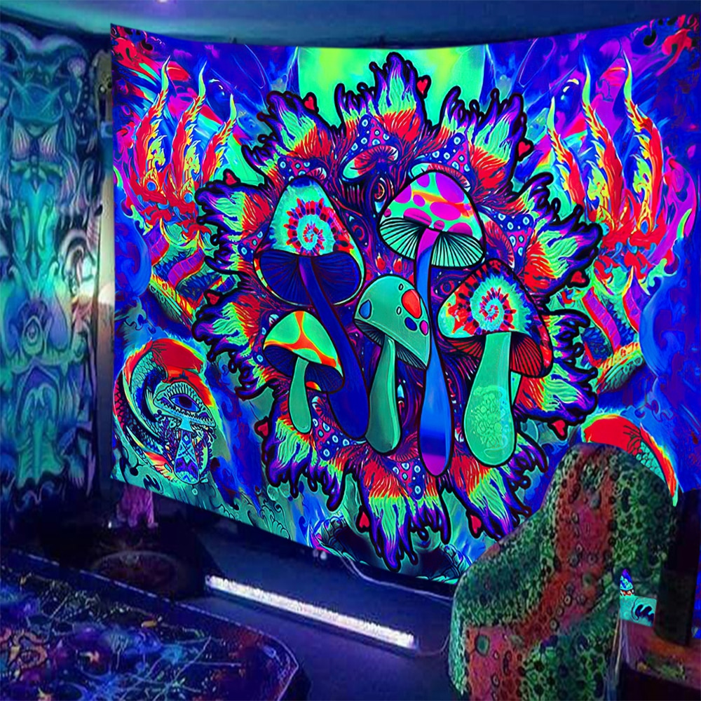 Trippy Kisses Schwarzlichtposter