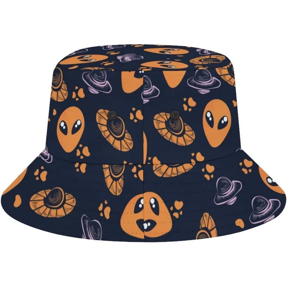 Space UFO Alien Bucket Hat – Unisex