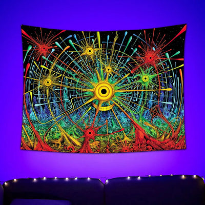Aurorsin Psychedelisches Schwarzlichtposter - Produktbild 11 - NiZED