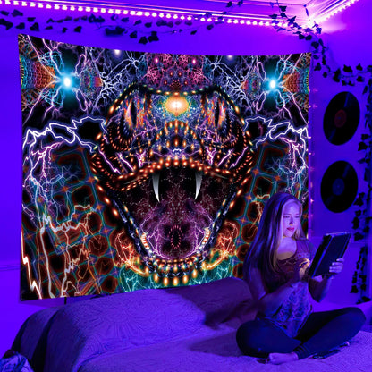 Decoded D Blacklight Poster