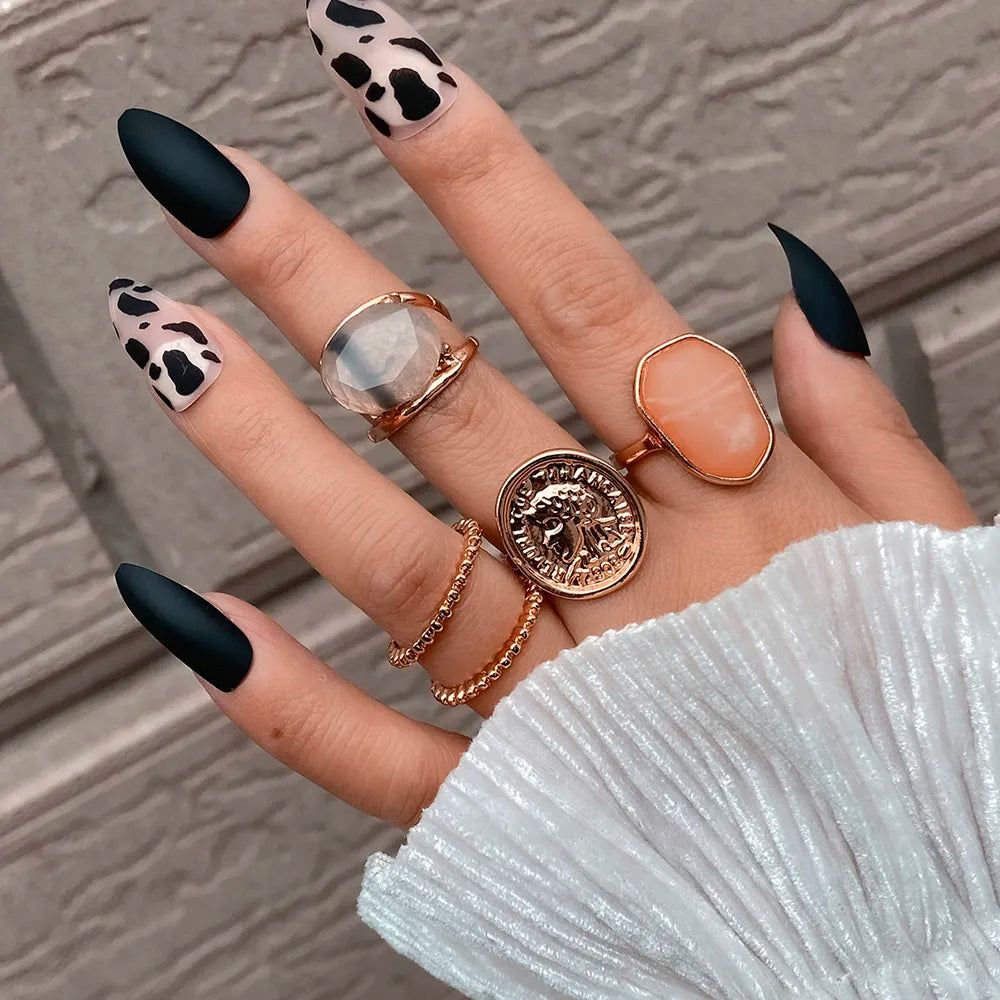 Ringset für Damen 2023 - Bohemian Fashion Schmuck