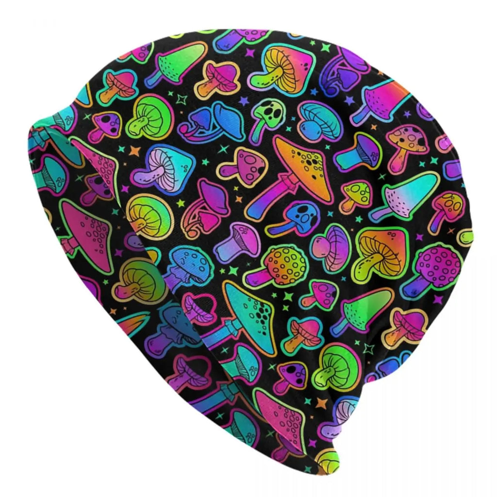 Psychedelic Skull Beanie – Trippy Wintermütze