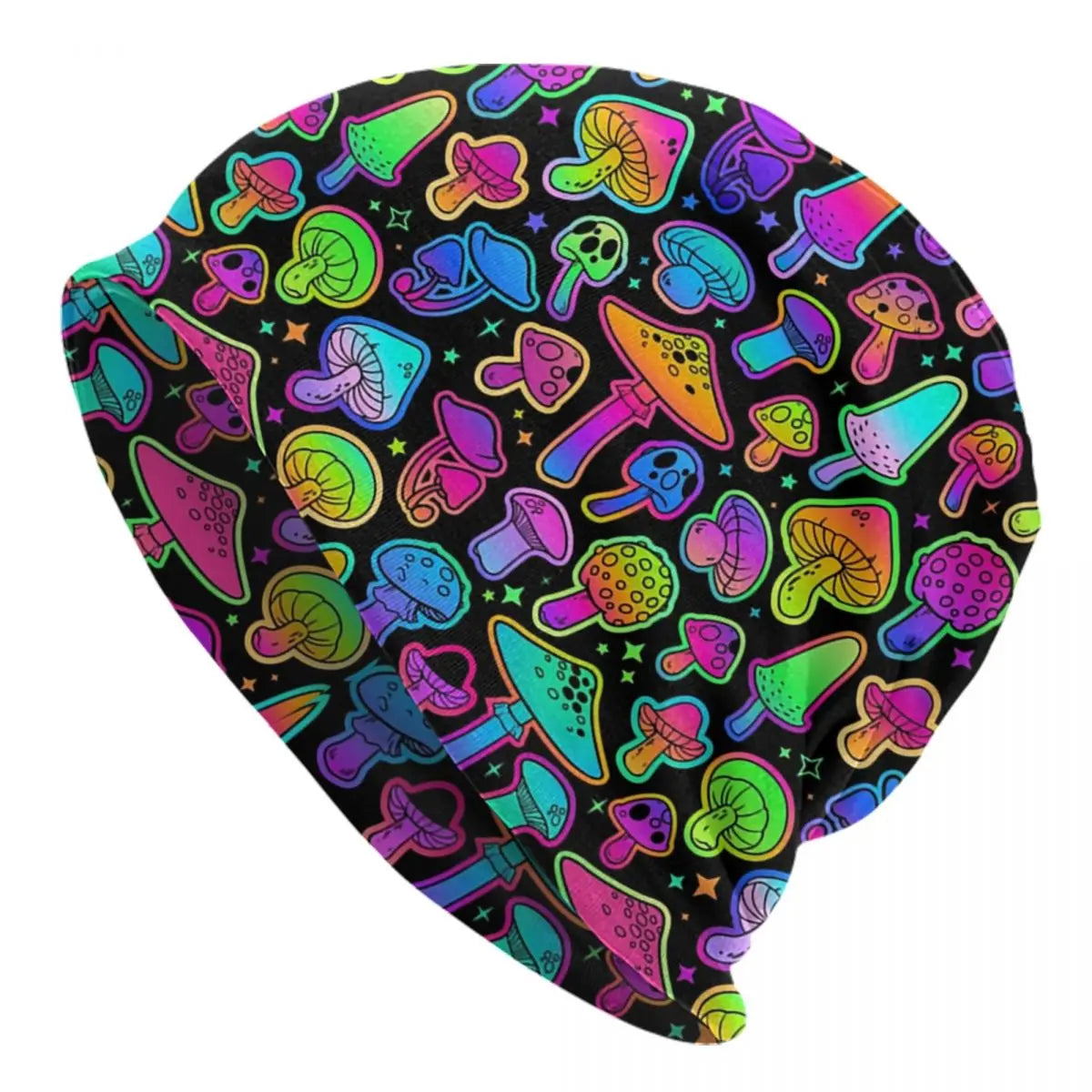 Psychedelic Skull Beanie – Trippy Wintermütze