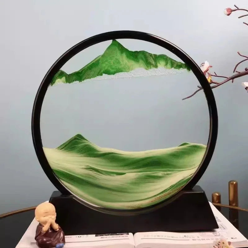 Deep Sea Flux – 3D Moving Sand Art
