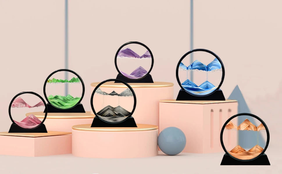 Deep Sea Flux – 3D Moving Sand Art