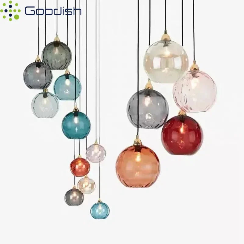 BUBBLE STONE – NORDIC LED-PENDELLEUCHTE AUS GLAS