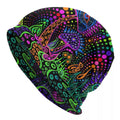 Psychedelic Skull Beanie – Trippy Wintermütze