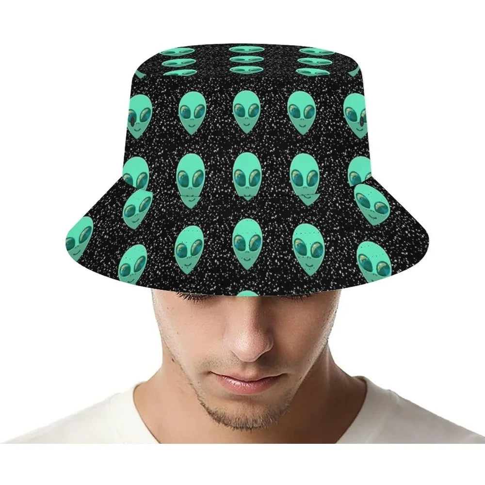 Space UFO Alien Bucket Hat – Unisex