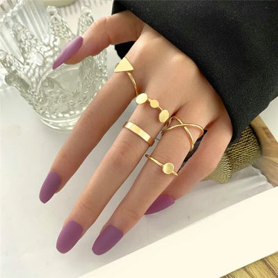 Hip-Hop Kreuzring mit Fingerketten - Verstellbare Gothic Ringe NiZED Bild 55