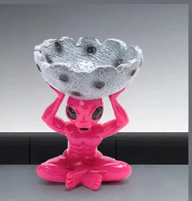 Alien-Aschenbecher – Retro Resin Deko