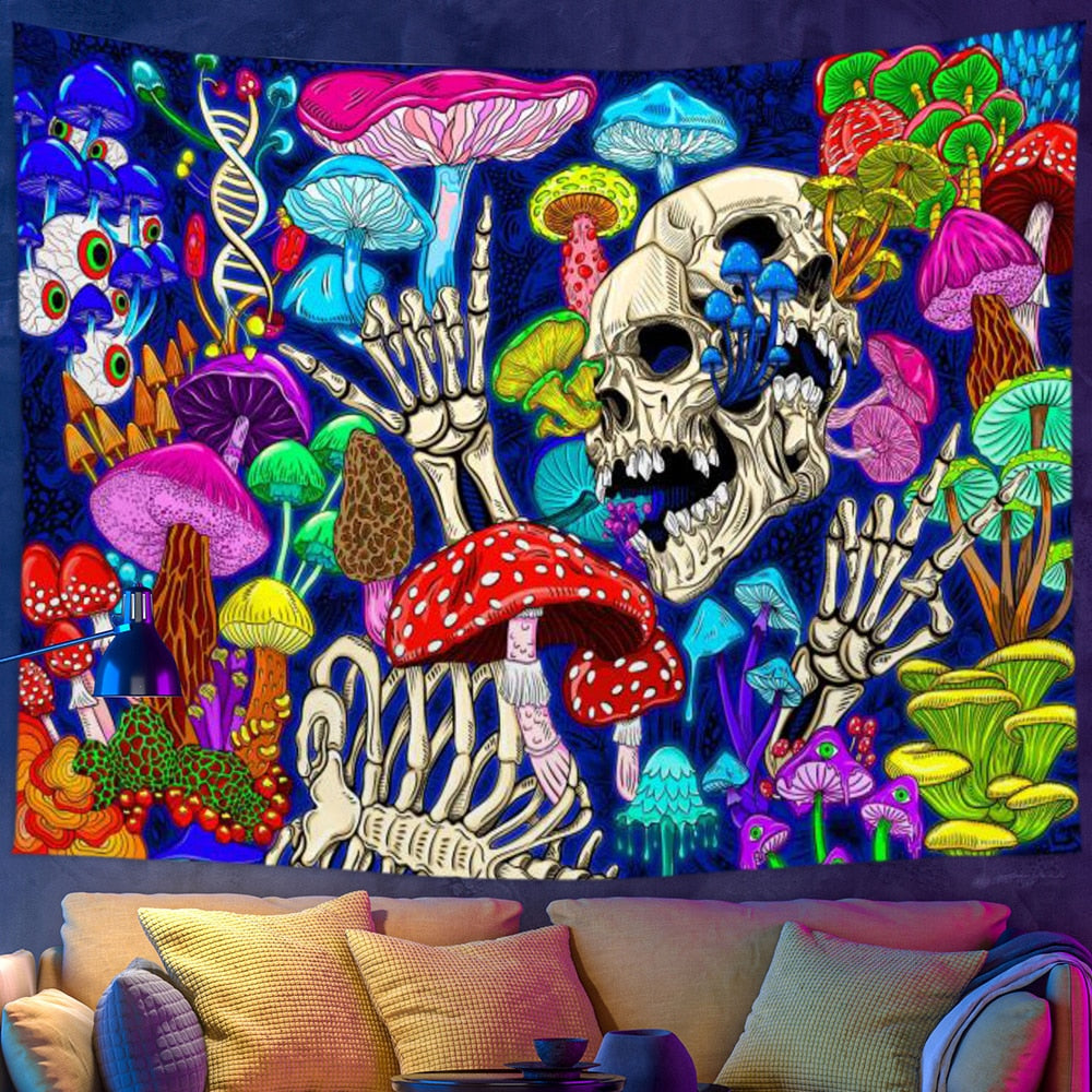 Psychedelic Light Flourescent Schwarzlichtposter