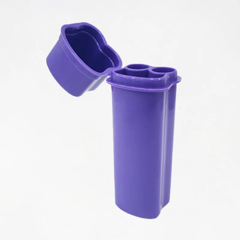 Flip-Top Zigarettenetui mit Feuerzeug - und Joint Fach