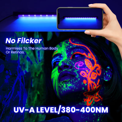UV DUO BAR 30 CM – 2ER-SET SCHWARZLICHTLEISTEN