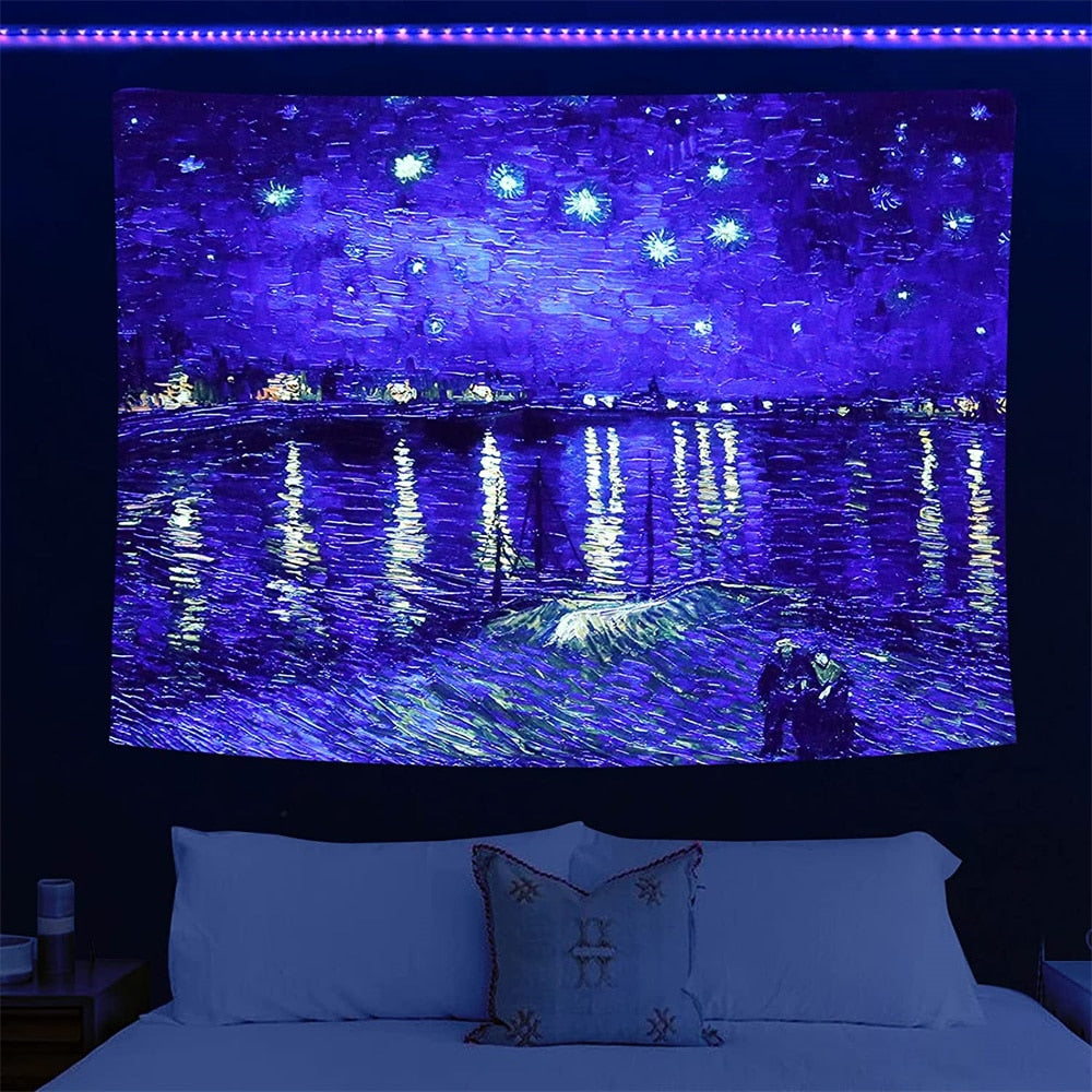 Welcome Mr. Van Gogh Schwarzlichtposter