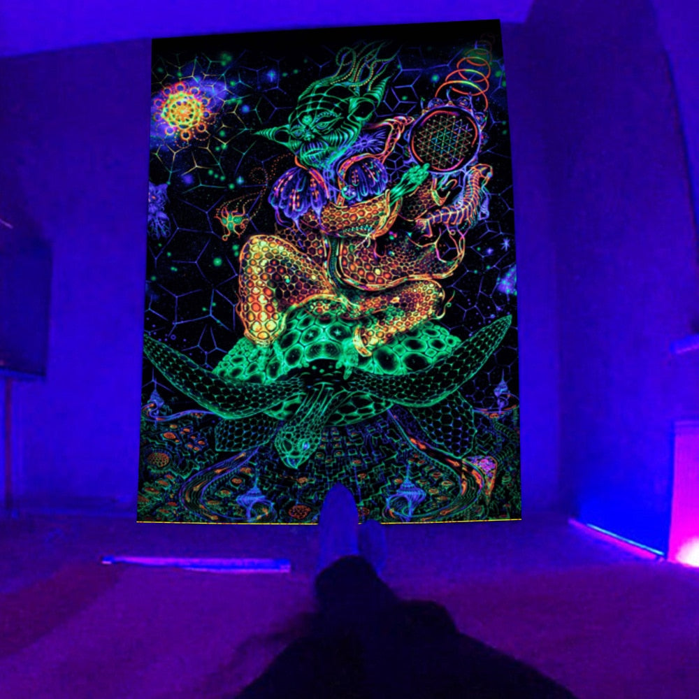 Starry Schwarzlichtposter