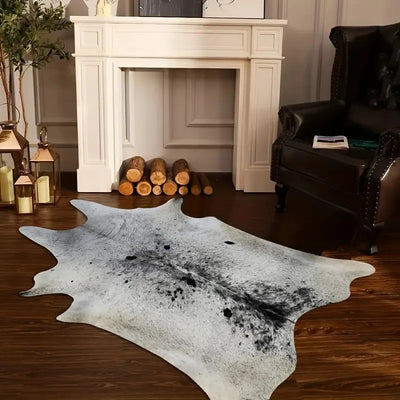Kunstfellkuhfell Teppich Schwarzlichtposter - Produktbild 6 - NiZED
