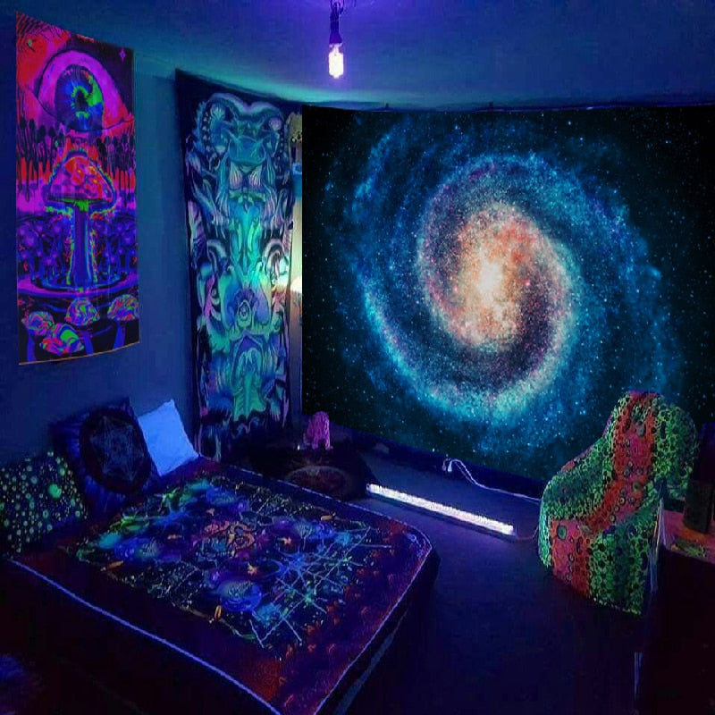 Starry Schwarzlichtposter