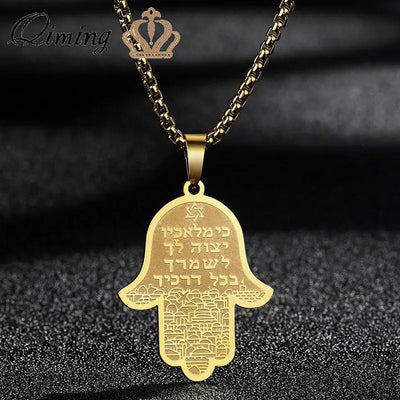 Hamsa Hand Halskette - Produktbild 2 - NiZED