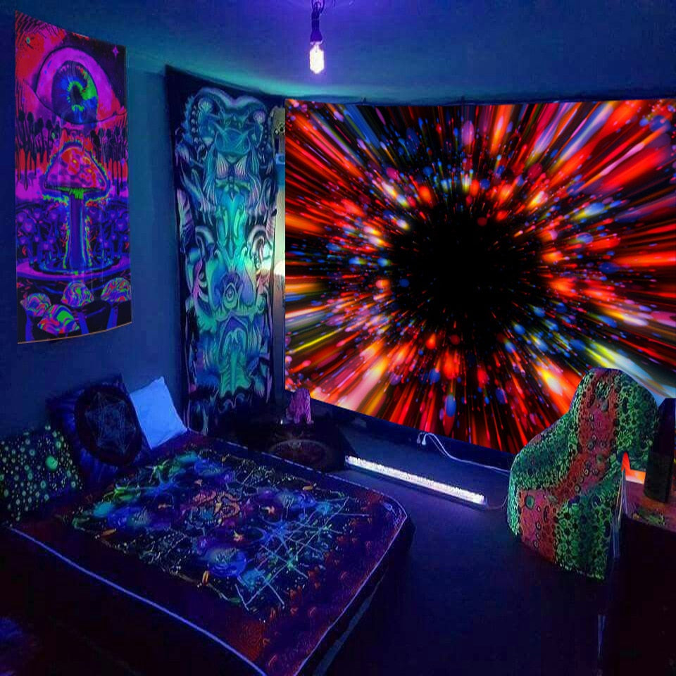Starry Schwarzlichtposter
