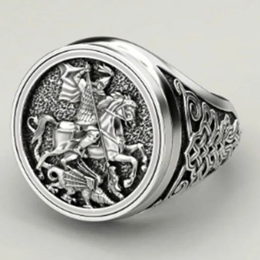 Vintage Ring - Trendige Symbole und Muster