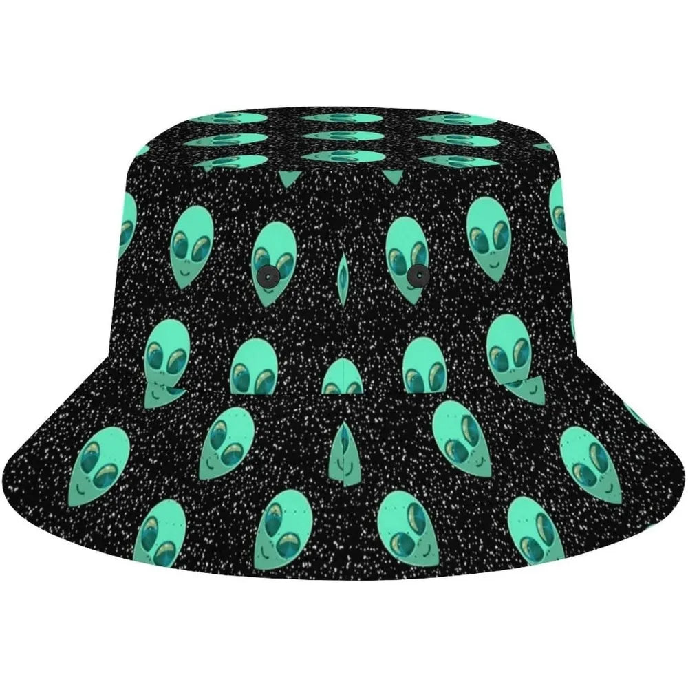 Space UFO Alien Bucket Hat – Unisex