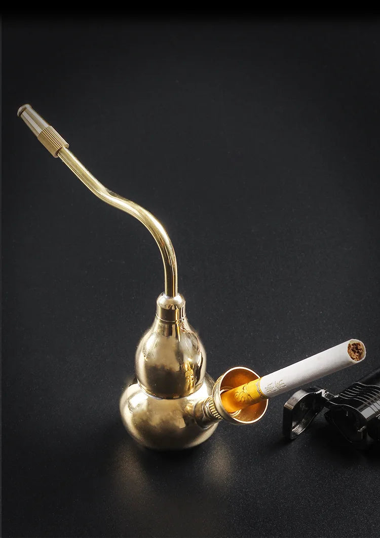 Golden Water Filter Pfeife – Retro Komplettset