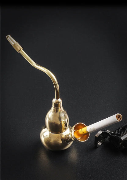 Golden Water Filter Pfeife – Retro Komplettset