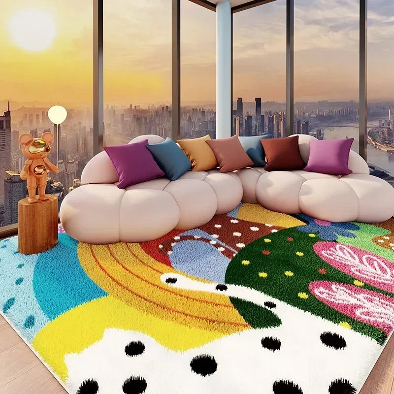 Bunter Cartoon Plueschteppich Schwarzlichtposter - Produktbild 34 - NiZED
