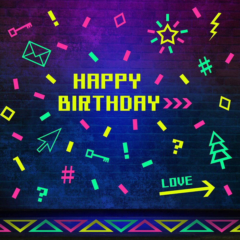 Neon Paper Schwarzlicht strips