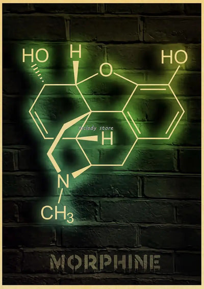 Neon Molecules Neon Poster - Produktbild 29 - NiZED