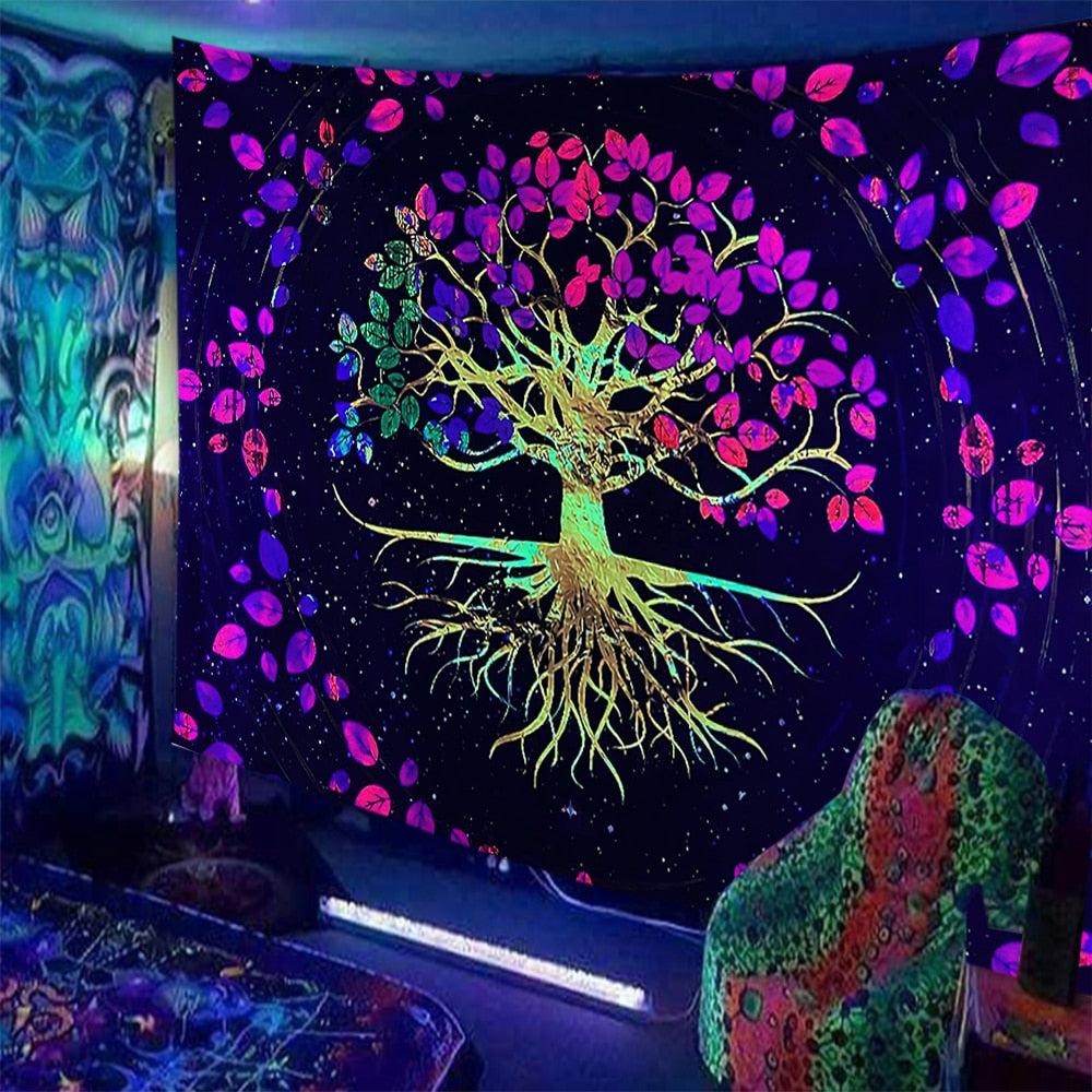 Trippy Kisses Schwarzlichtposter