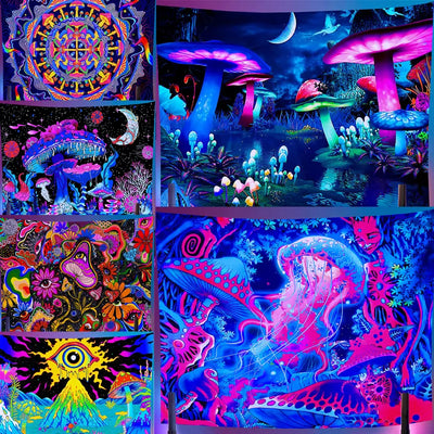 Underbluew Schwarzlichtposter von NiZED als Schwarzlicht Poster und Blacklight Wanddeko