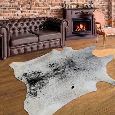 Kunstfellkuhfell Teppich Schwarzlichtposter - Produktbild 9 - NiZED