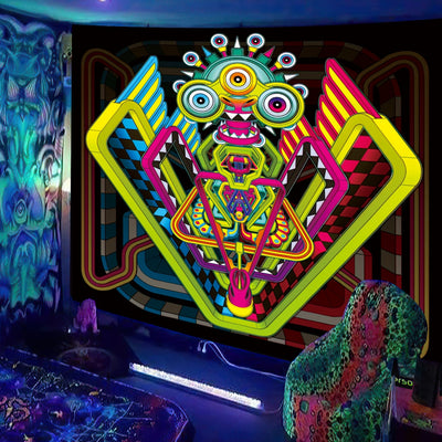 Polkadot Phantasie Schwarzlichtposter - Produktbild 15 - NiZED