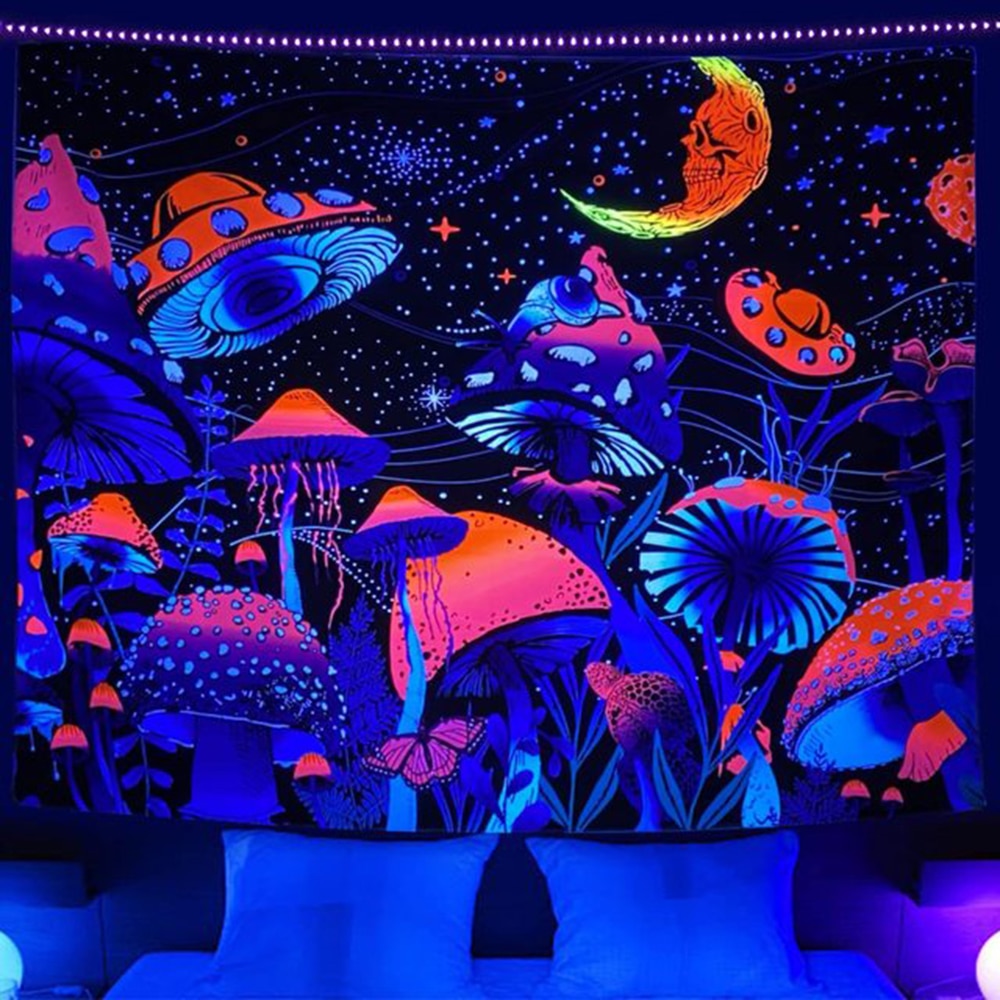 Psychedelic Light Flourescent Schwarzlichtposter