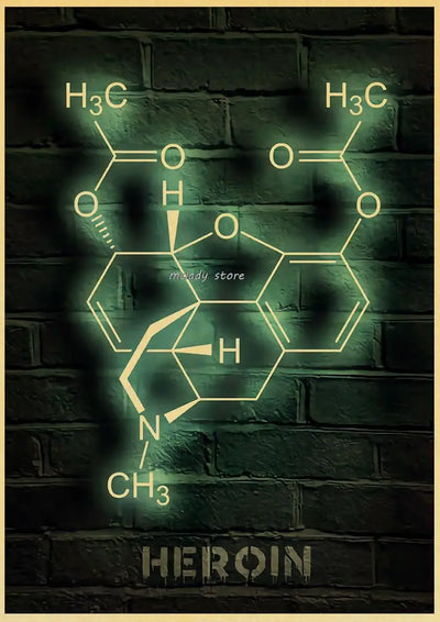Neon Molecules Neon Poster - Produktbild 10 - NiZED