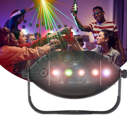 Party-Licht Disco-Projektor mit Soundsteuerung Hausparty Black light UV Edition