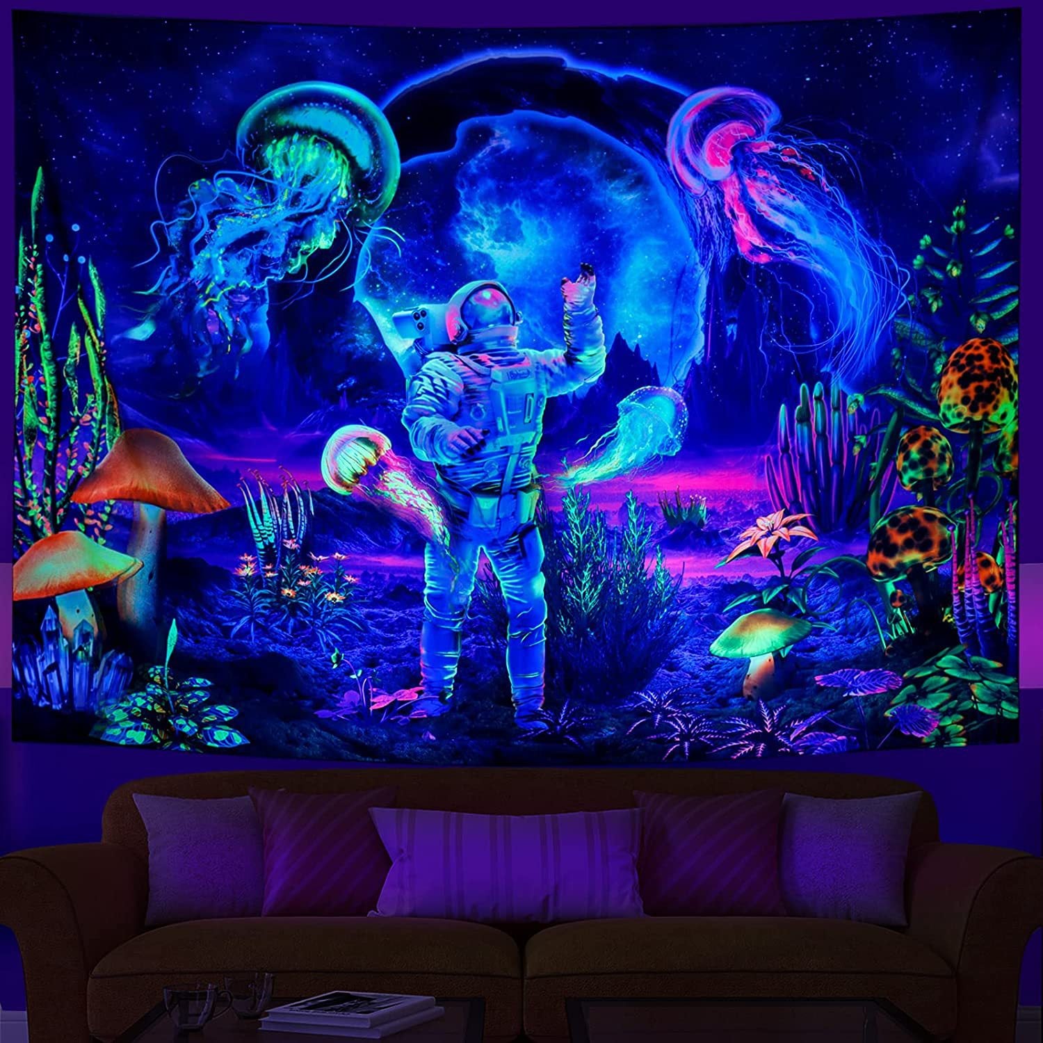Van Style Star Schwarzlichtposter