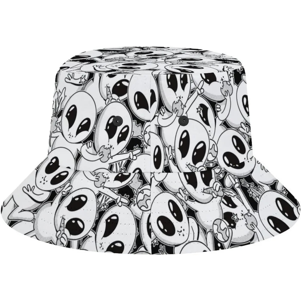 Space UFO Alien Bucket Hat – Unisex