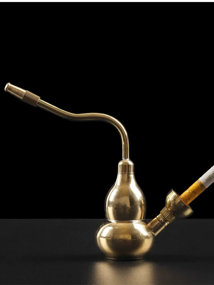 Golden Water Filter Pfeife – Retro Komplettset