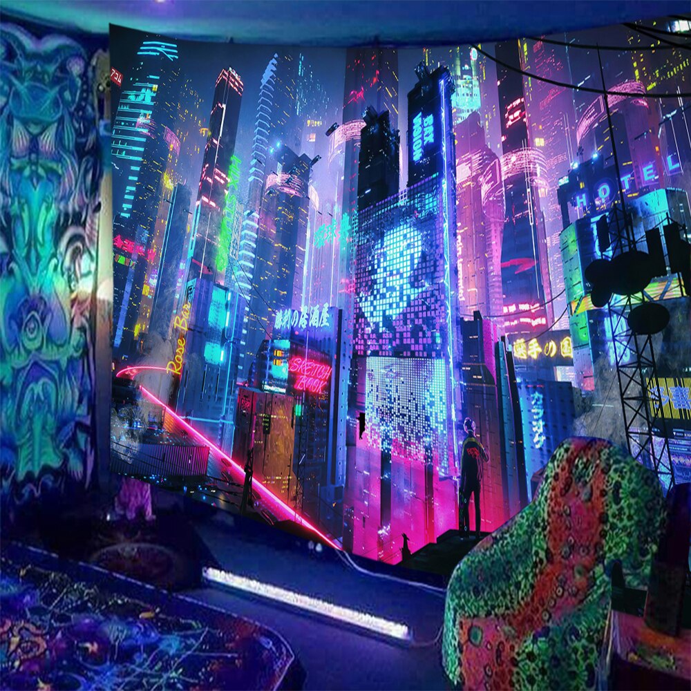 Cyberpunk futuristic