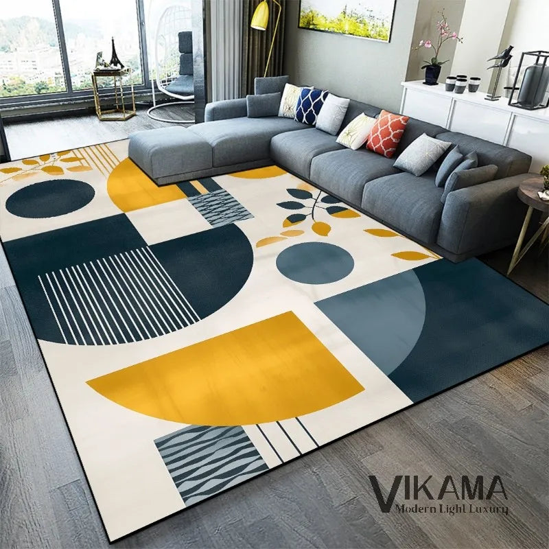 Abstrakter Luxus-Teppich – Wohnzimmer & Schlafzimmer