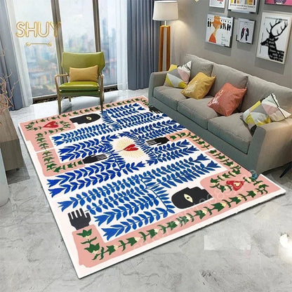 Ägypten-Style Abstrakter Teppich – Wohnzimmer & Schlafzimmer