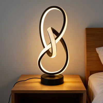 INFINITY RING – SPIRAL-LED-TISCHLAMPE