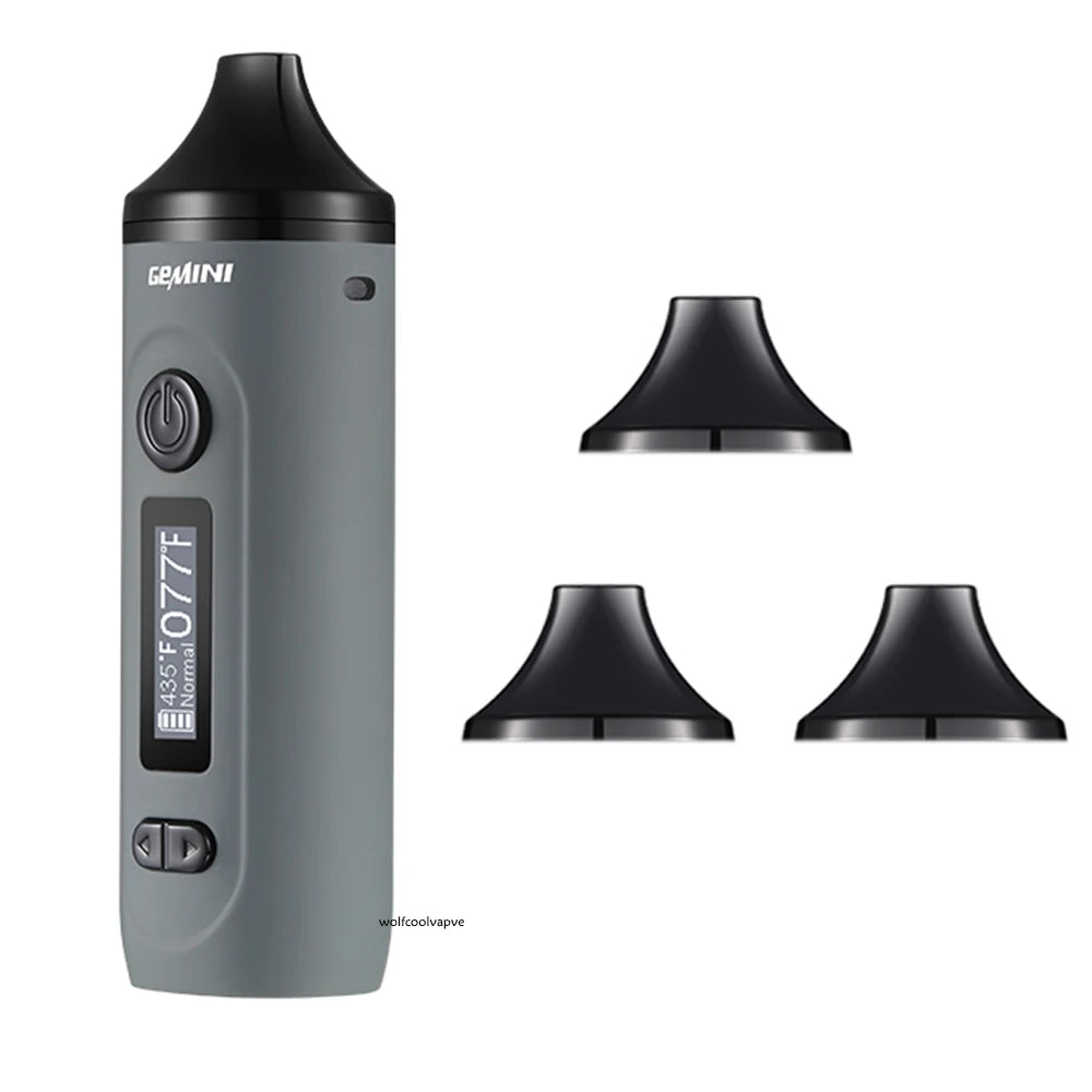 Gemini Dry Herb Vaporizer – Starter Kit
