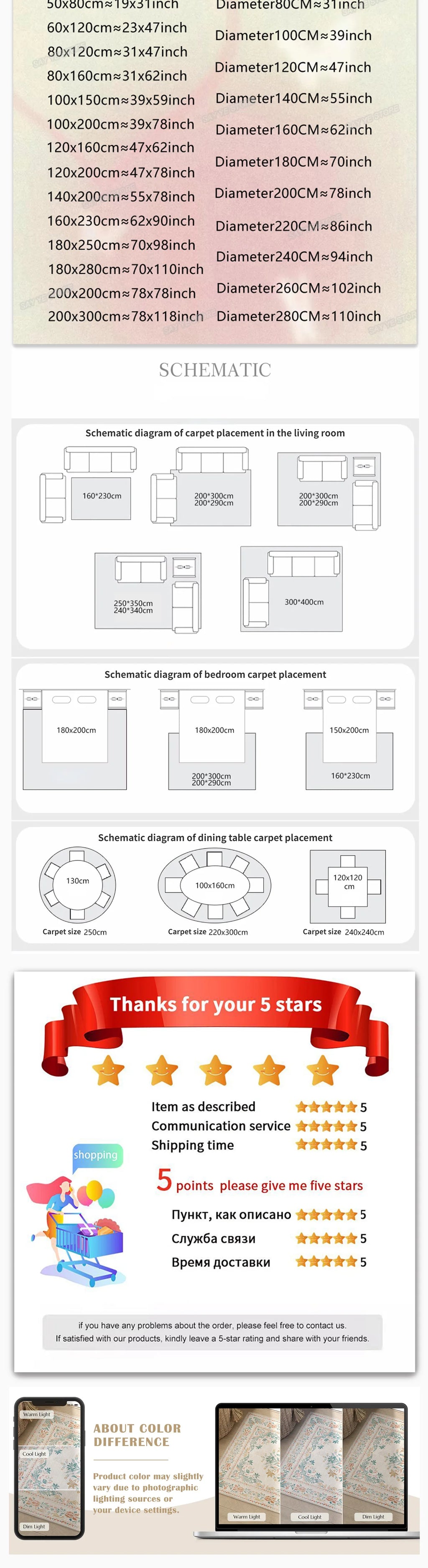 Abstrakter Farb-Teppich – Unregelmäßig & Modern