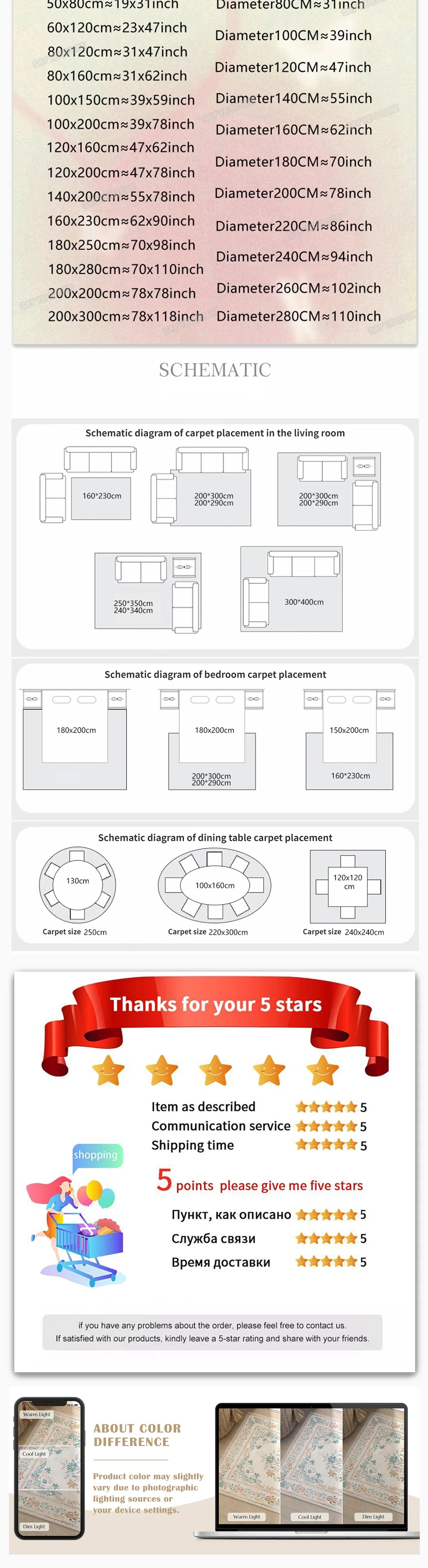 Abstrakter Farb-Teppich – Unregelmäßig & Modern