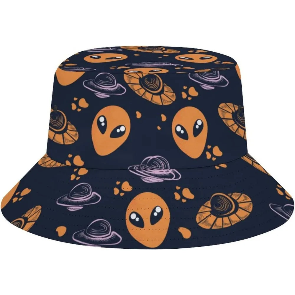 Space UFO Alien Bucket Hat – Unisex
