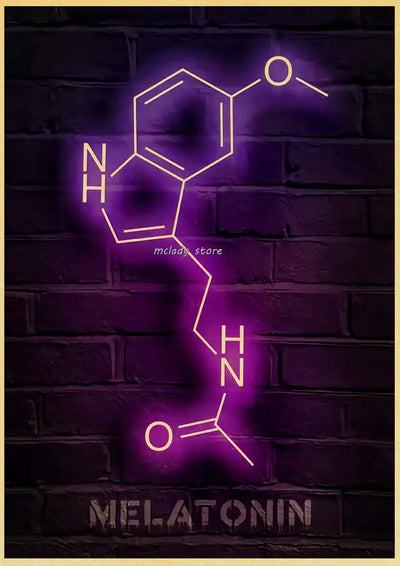Neon Molecules Neon Poster - Produktbild 20 - NiZED
