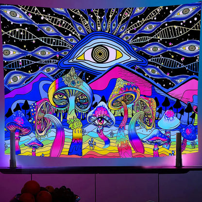 Sunny Sun Blacklight Poster